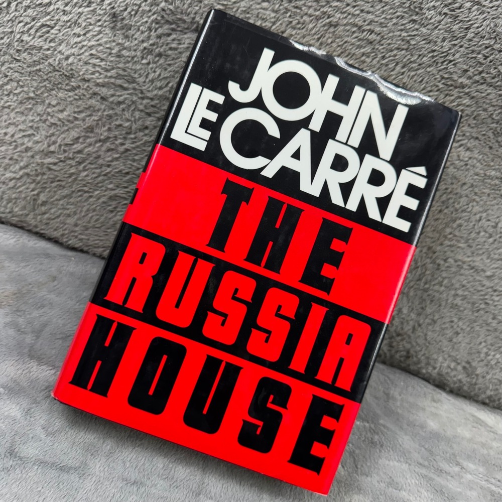 John le Carre The Russia House‎ Book OS Red Excellent 1st Edition Hardcover 1989